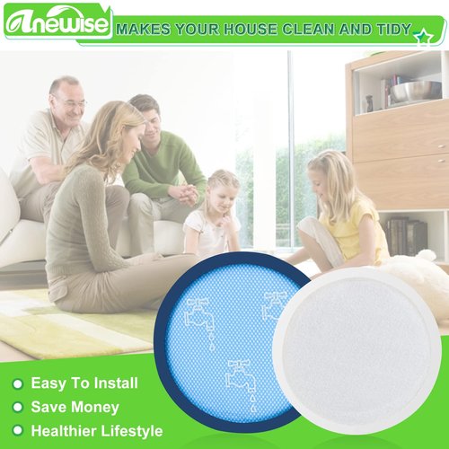 Anewise Filter Replacement Kit for Dyson DC17 Absolute Animal Vacuum, 1 HEPA Post-Motor Filter & 1 Pre-Filter, Compare to Part # 911236-01 & # 911235-01