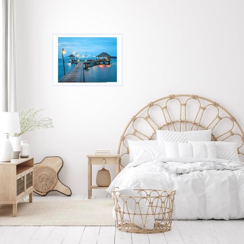 JCJMY Puzzle Frame - Display 1000-Piece Puzzles or Photos | 19.7x27.6 Inch, White Finish