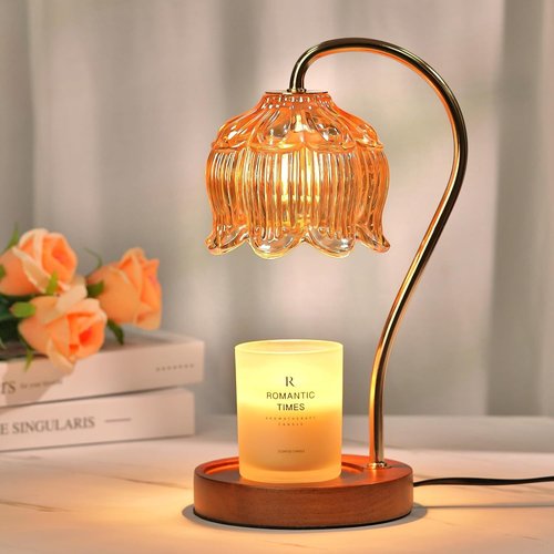 Funistree Flower Candle Warmer Lamp - Dimmable with Timer | Perfect Gift for Mother's Day & Home Decor