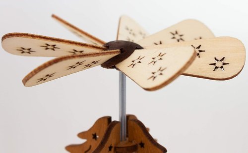 BRUBAKER Small Christmas Pyramids - Charming German Design | Perfect Holiday Decor (2-Pack)