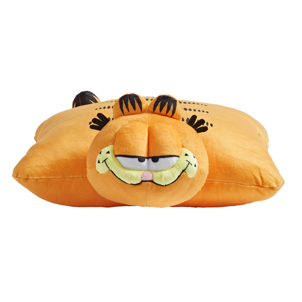 Pillow Pets Garfield Stuffed Animal 17 Inch Travel Size Airplane Plush Machine Washable Plushie Gift for Toddlers, Kids, and Teens