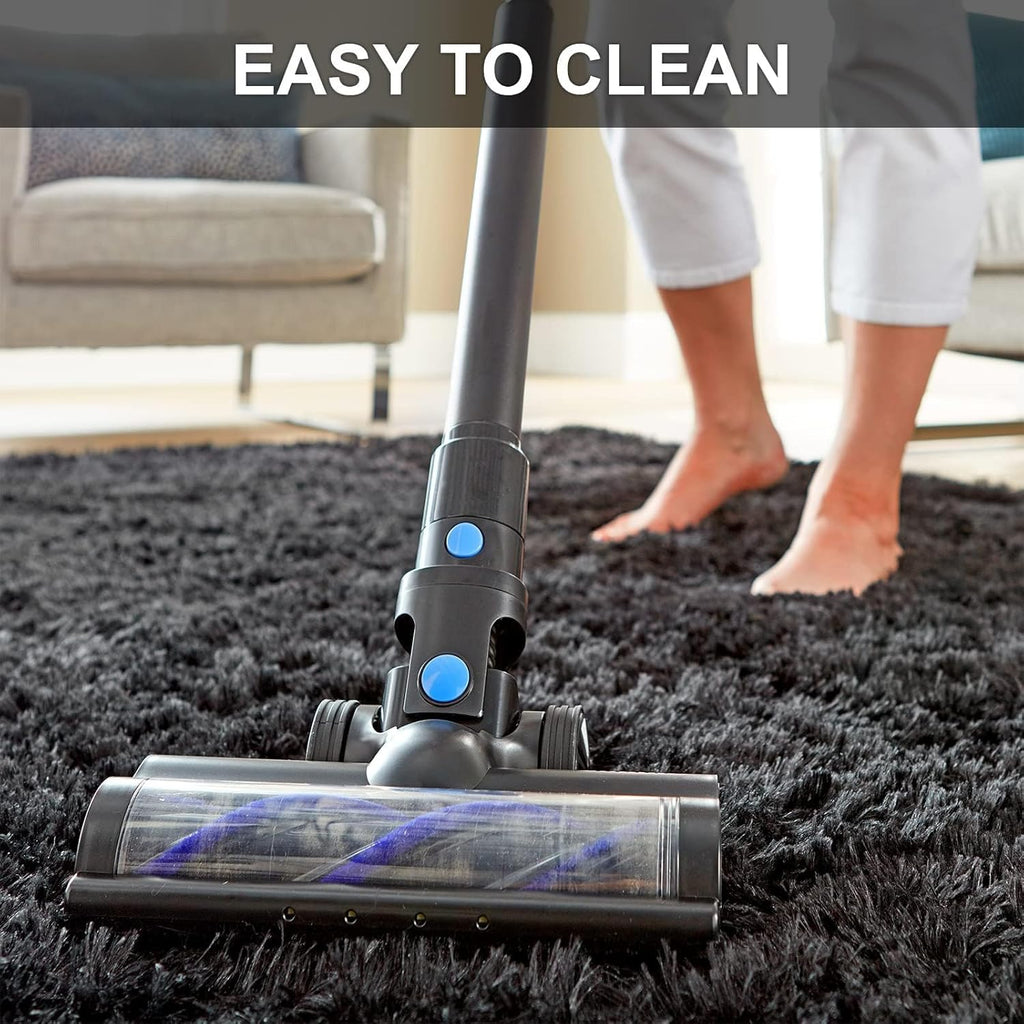 Ophanie 7x10 Black Area Rug - Soft Shaggy Carpet for Living Room & Nursery Decor