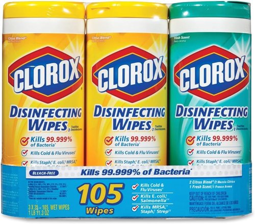 Disinfecting Wipes Value Pack - Effective Germ Protection | 3-Pack for Home & Office Use