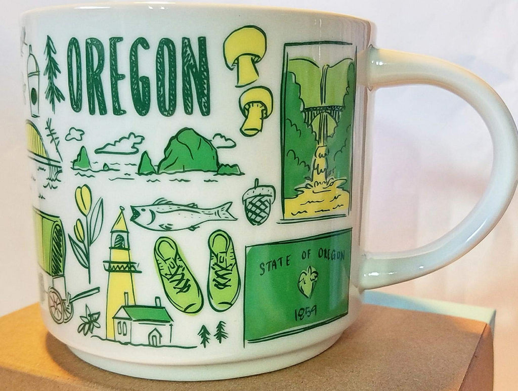 Starbucks Been There Across the Globe Series Mug 14 oz OREGON