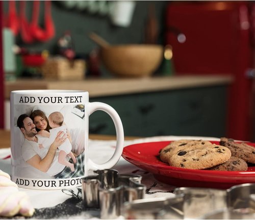 Custom Coffee Mug - Personalized 11oz Ceramic Mug with Photo, Text, or Logo | Unique Gift for Any Occasion
