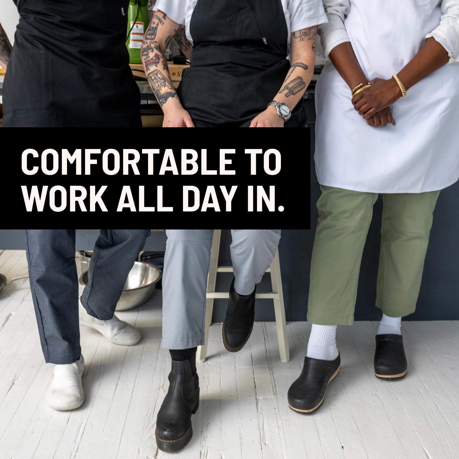 TILIT Supply Apron (Gray, One Size Fits All) | Premium Chef Apron with Pockets, Unisex Apron for Men and Women | Quality Design and Functionality