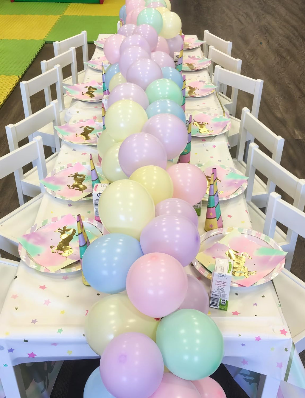 Pastel Balloons - 12 Inch Assorted Rainbow Balloons | 60 Pcs for Easter, Baby Showers & Parties