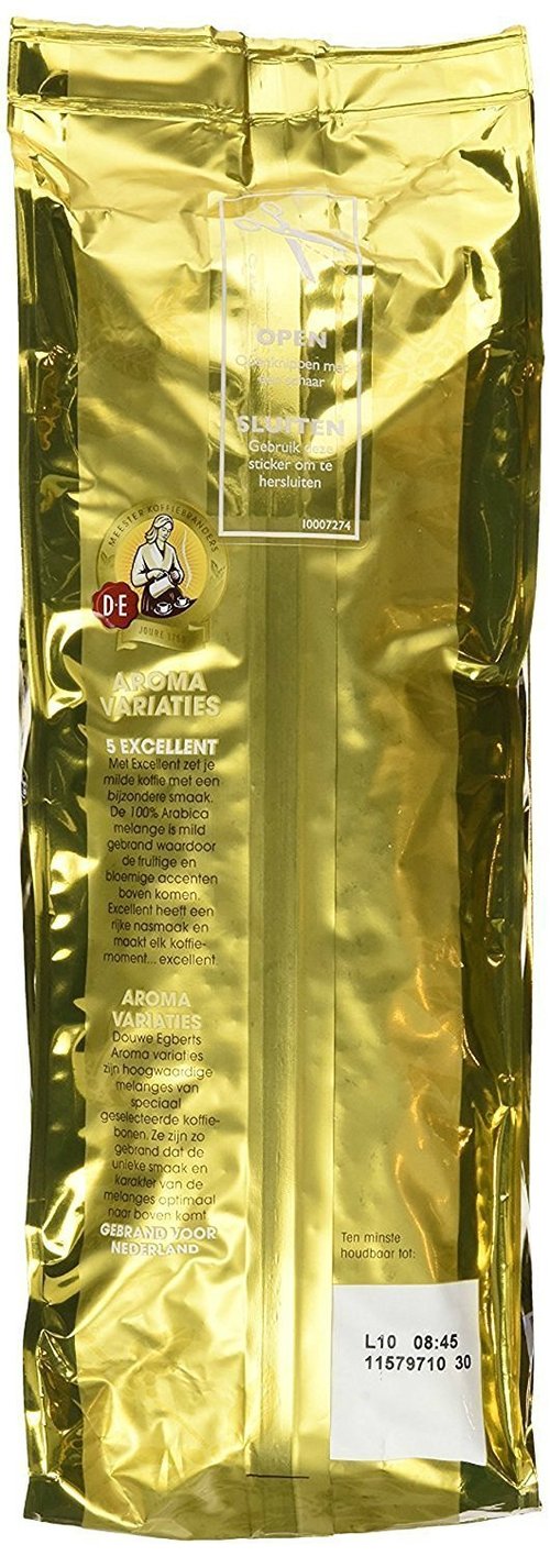 Douwe Egberts Excellent Aroma Whole Bean Coffee 17.6 Oz (Pack of 2)