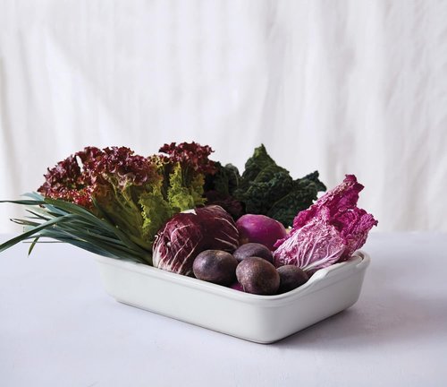 Le Creuset Stoneware Heritage Set - 3 Rectangular Dishes in Classic White for Versatile Baking