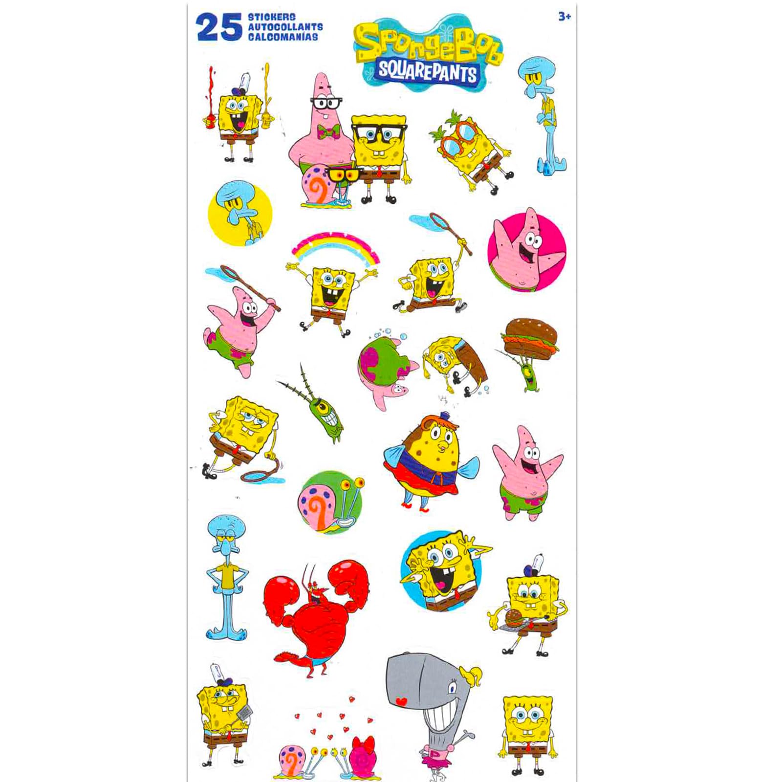 Spongebob Bedspread Twin Set for Kids - Bundle with Quilted Bedspread for Full Bed Plus Stickers, More | Spongebob Twin Bedding Set for Boys, Girls