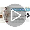 10-Pack Mop Replacement Pads for Ocedar EasyWring & RinseClean