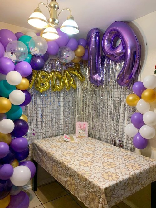 40 Inch Purple Number 9 Balloon - Perfect for Birthday Parties, Weddings & Graduations