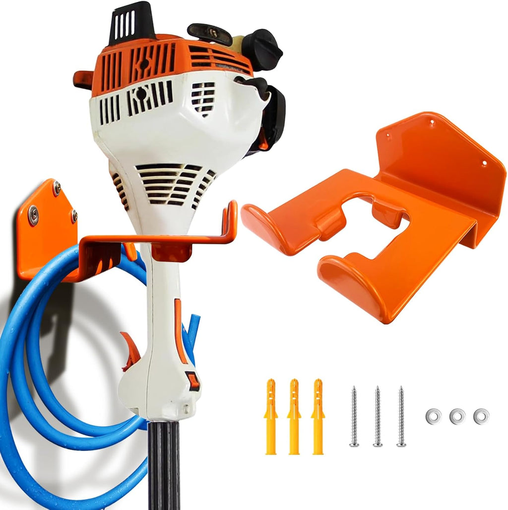 Weedeater Hanger - Heavy Duty Wall-Mounted Weed Wacker Hook for Garage Organization | 1 Pack