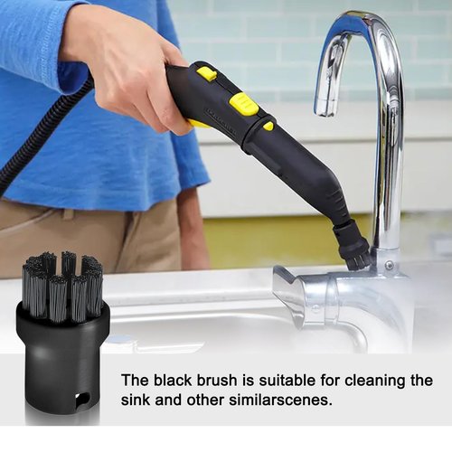 ilovelife Replacement Dust Remove Steam Cleaning Brush Small Round Brushes for Karcher SC1 SC2 SC3 SC4 SC5 SC7 CTK10