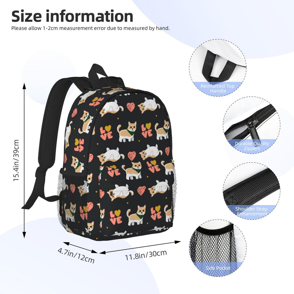 Uxeqtop Purple Bottom Cats Kids Backpack for School Elementary Lightweight Cute Students Bookbag for Teens Boys Girls School Bag