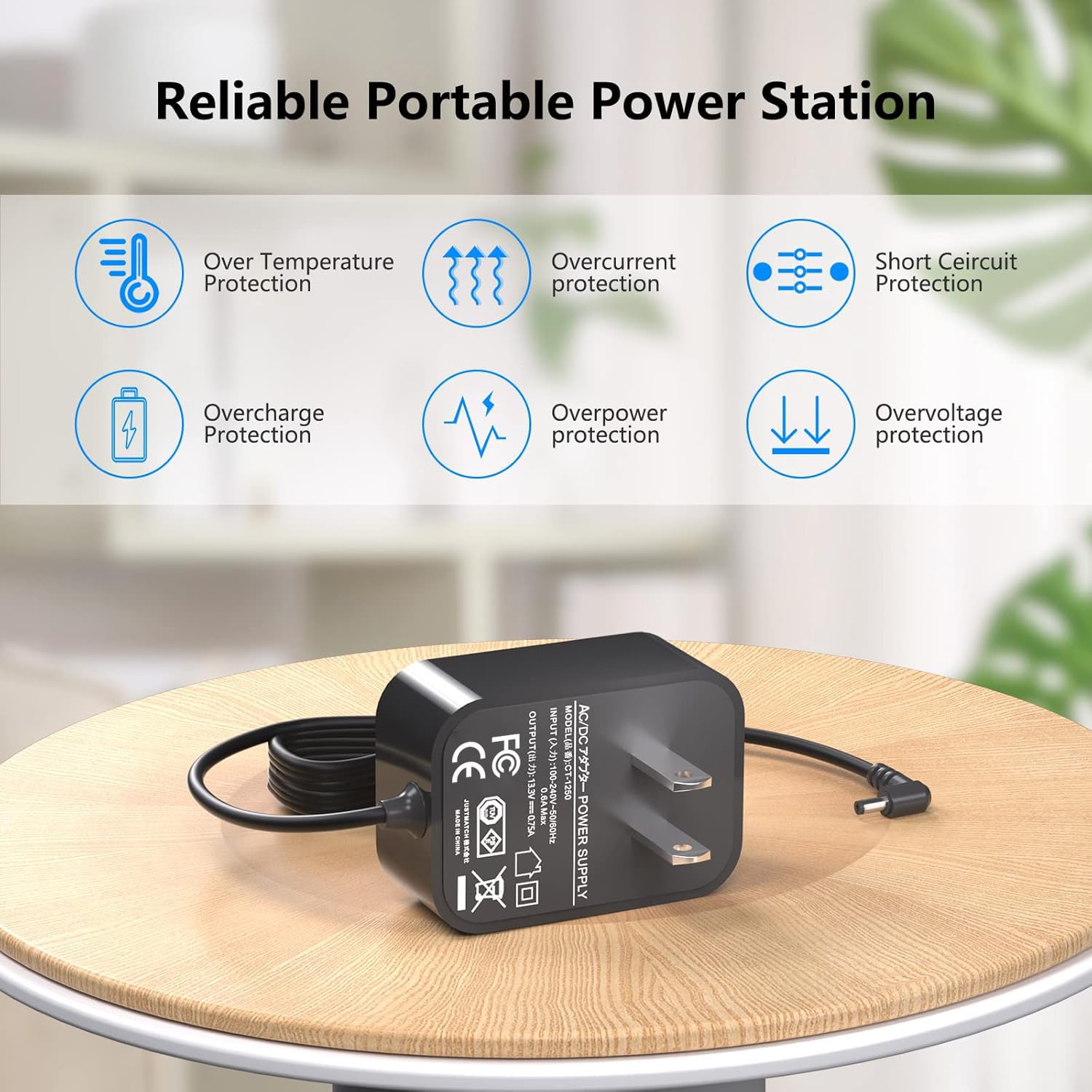 ADRICY Charger for Shark Vacmop VM200 VM190 VM20026 VC200 UM200 UM205 VC205 Series 10.8V Li-ion Battery Pro Cordless Hard Floor Vacuum Mop - 5.5 * 2.5 (Not Applicable to Versions After 2025)