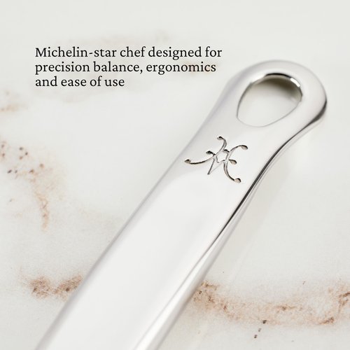 Hestan Provisions Chef's Tools, Ladle (13-Inch/ 5 Ounce), Artisan-Polished Stainless Steel