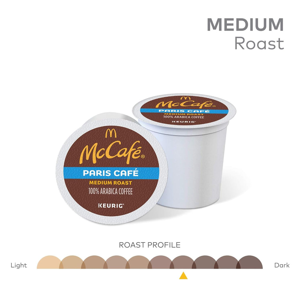McCafe Medium Roast Coffee K-Cup Pods - Single Serve, 72 Count | Perfect for Keurig Brewers