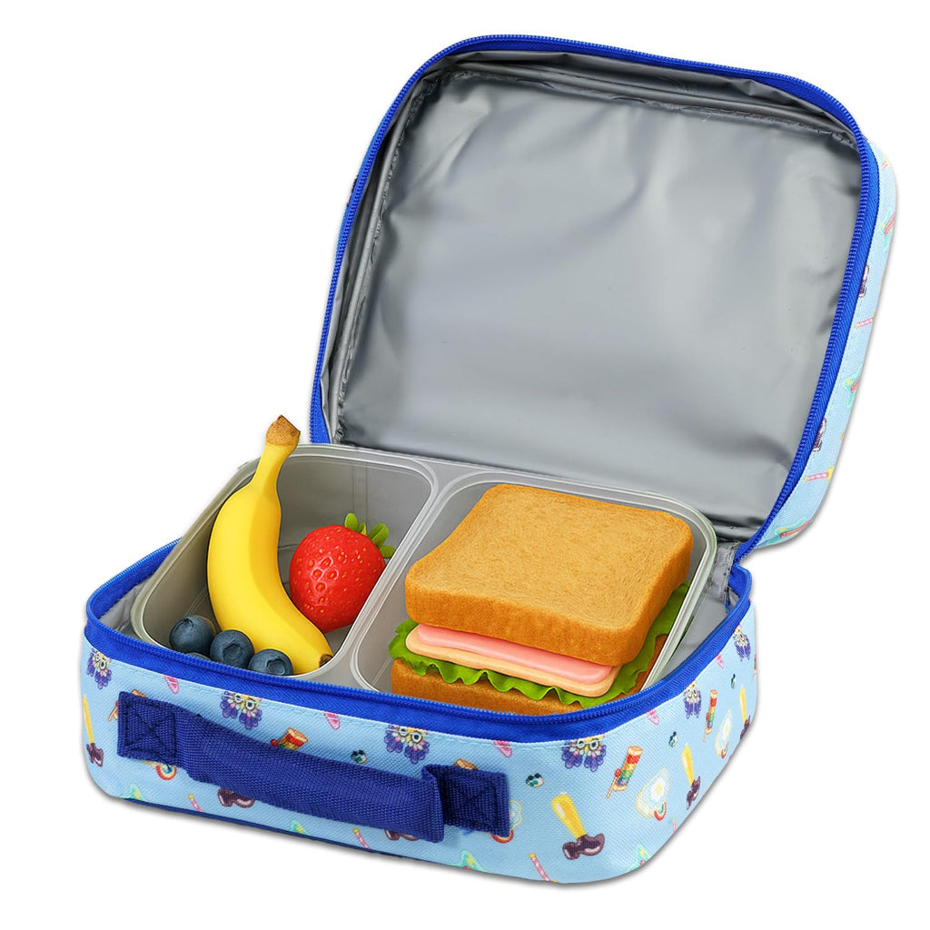 Bluey Backpack with Lunch Bag for Kids, Boys, Girls - Bundle with 15” School Bag, Lunch Box, Water Bottle, Stickers, More | Bluey Backpack and Lunchbox Set