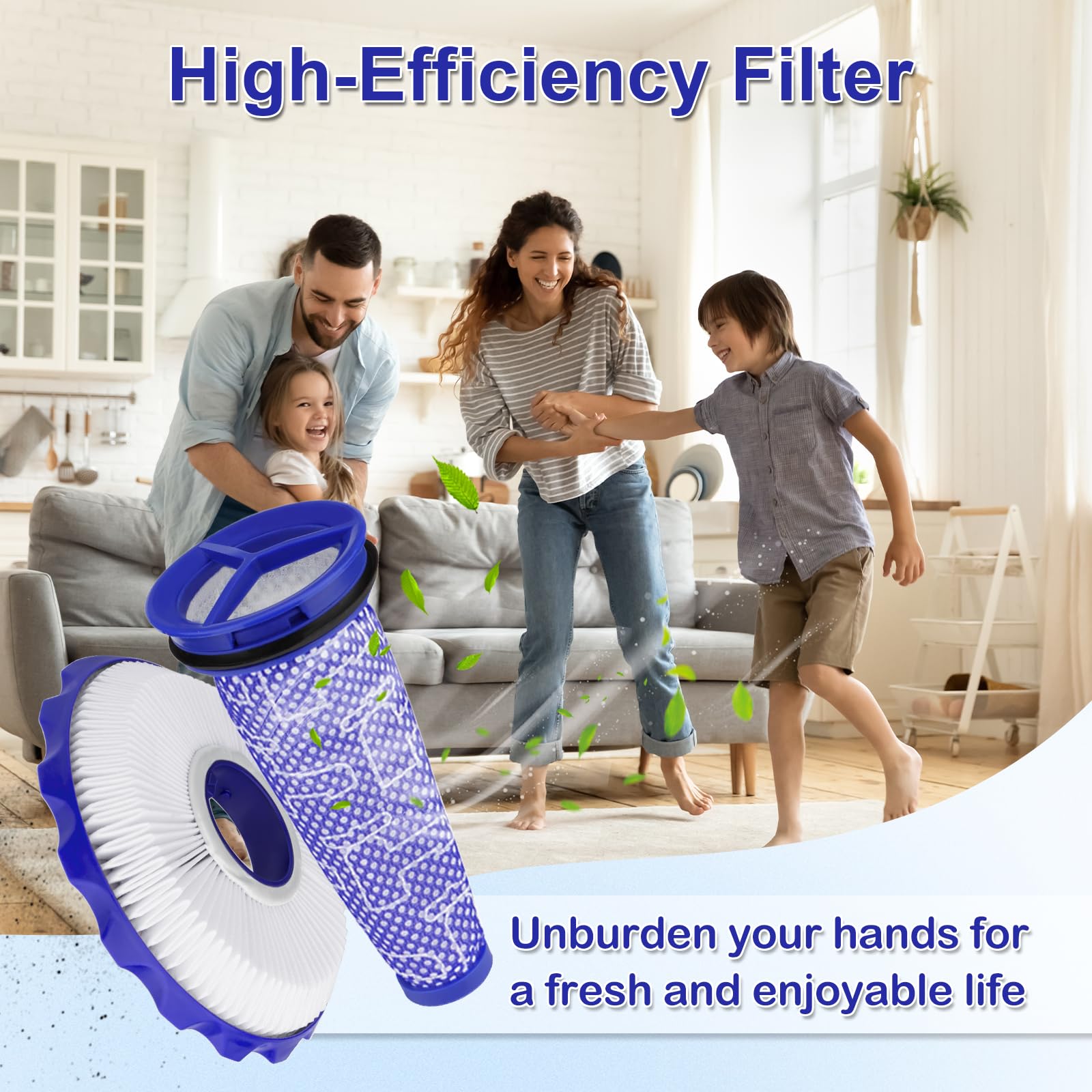 DC50 Roller Brush and Fiter Replacement Compatible With Dyson DC50 Animal Multi Floor Complete Vacuum, Filters Brush Kit, Compare to Part 964705-01 965081-01 965080-01