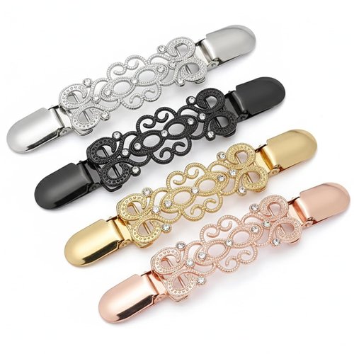 4 Piece Set Cinch Clips,Waist Cincher Clip for Women to Tighten Dresses Pants Scarf Shawl
