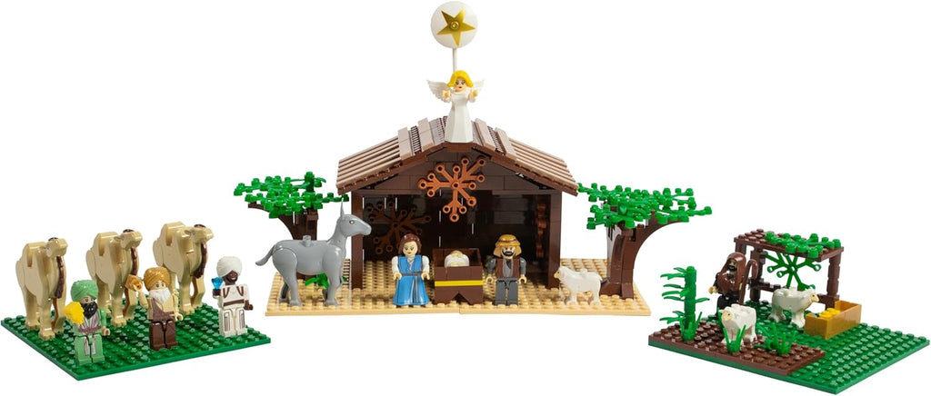 Ultimate Play Set - Large Indoor Nativity Scene with 15 Characters & Trees | Perfect Christmas Gift for Kids