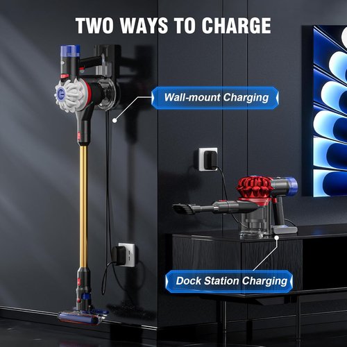 Dyson V8 Battery Replacement - 7000mAh Power for V8 Animal/Absolute/Fluffy/Motorhead | Includes 2 Filters & 3 Screws