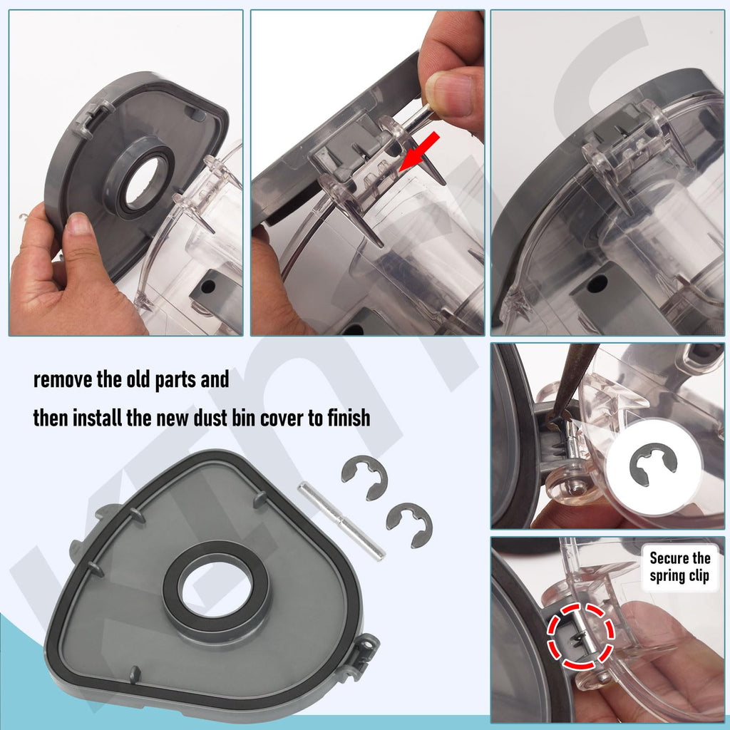 Vacuum Dust Bucket Cover for Shark Navigator Lift Away Vacuum Models NV350 NV351 NV352 NV356E S2 NV360 NV355 NV356 NV357 NV358 NV353, Replace 115FFJ Vacuum Accessories