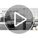 HAUSHOF Handheld Rechargeable Milk Frother - Portable Electric Whisk for Lattes & Cappuccinos