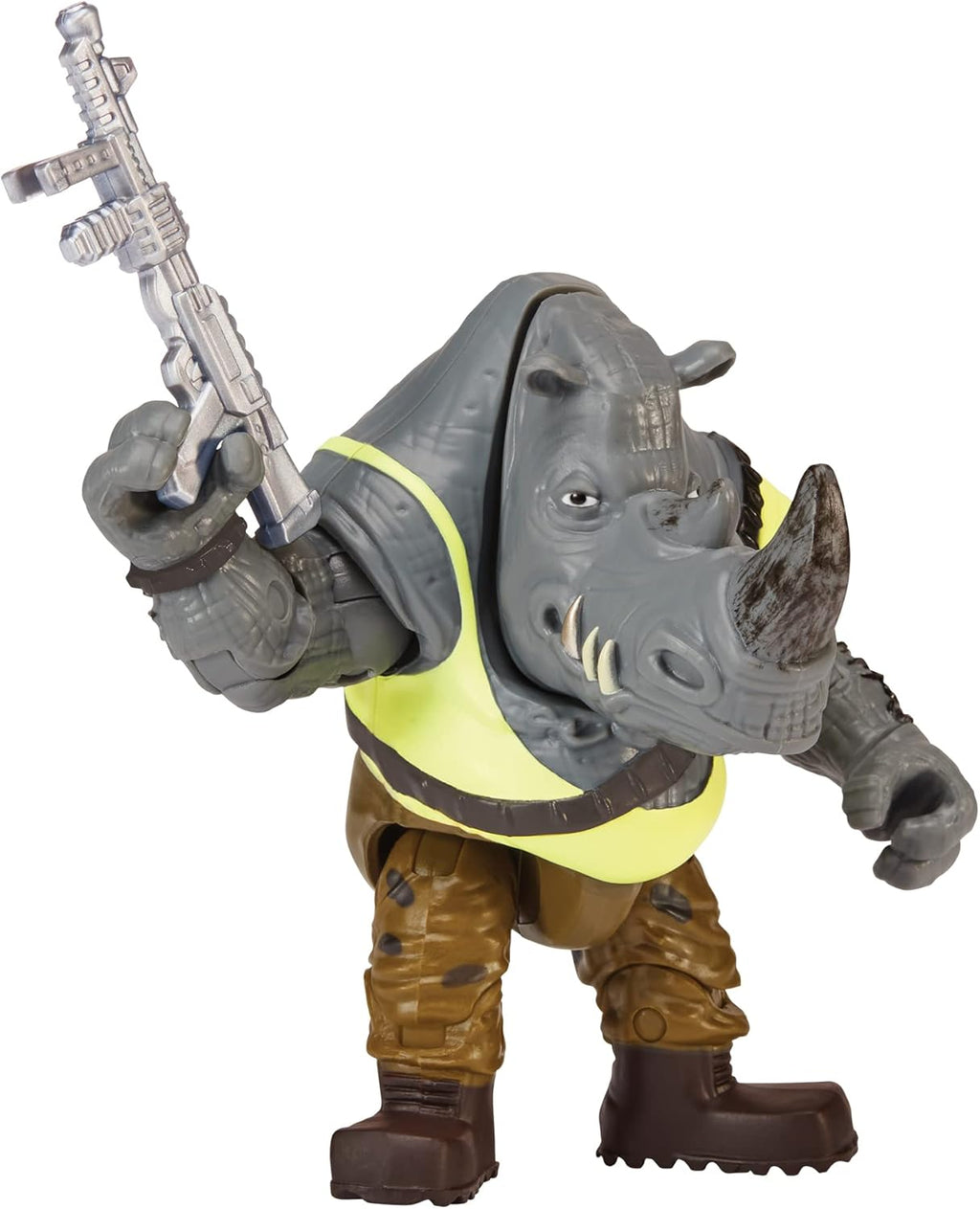 Teenage Mutant Ninja Turtles Rocksteady Action Figure - 3.75” Collectible Toy