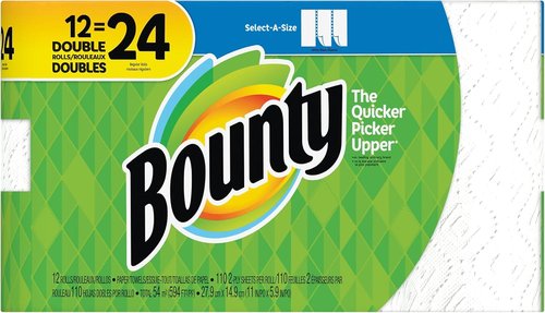 Bounty Select-A-Size Paper Towels - 2-Ply, 110 Sheets Per Roll | Ultra-Absorbent Cleaning Solution