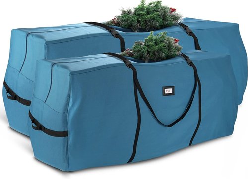 Hearth & Harbor Christmas Tree Storage Bag - Durable 600D Oxford with Reinforced Handles | Fits 7.5-9 FT Trees
