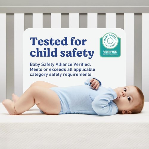 Graco Premium Crib & Toddler Mattress - GREENGUARD Gold Certified, Waterproof Cover, Fits Standard Cribs & Beds