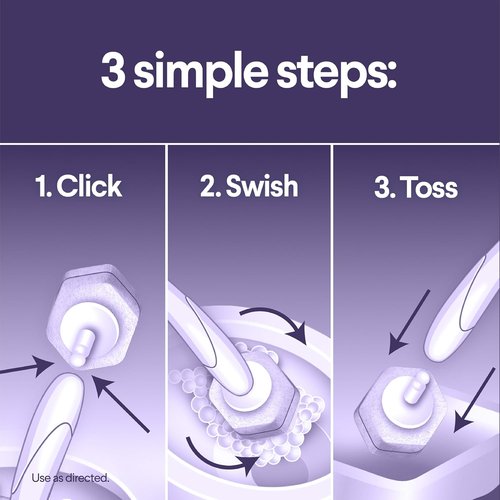Clorox Scentiva Toilet Wand Refills - Lavender & Jasmine Scent, 10 Count for Effortless Cleaning