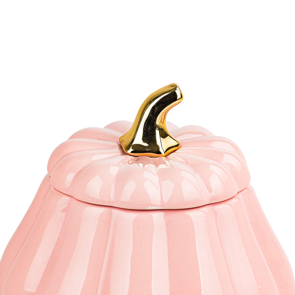 10 Strawberry Street Pumpkin Patch Graduated Gourd Canister Set, Pink