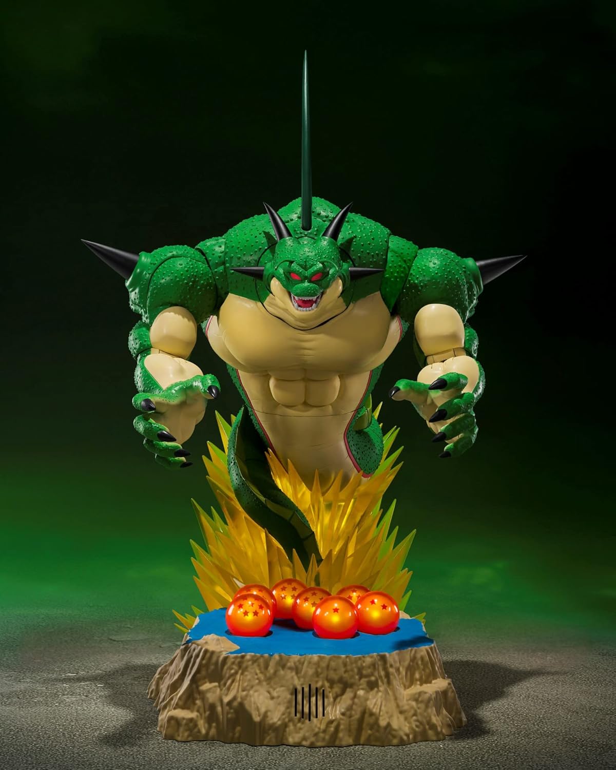 TAMASHII NATIONS - Dragon Ball Z Porunga & Dende Luminous Dragon Ball Set | Authentic Shenron Collectible