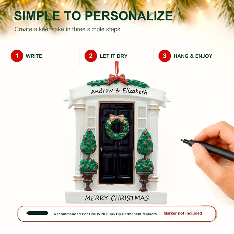 Personalized First Home Christmas Ornament - 2026 Keepsake
