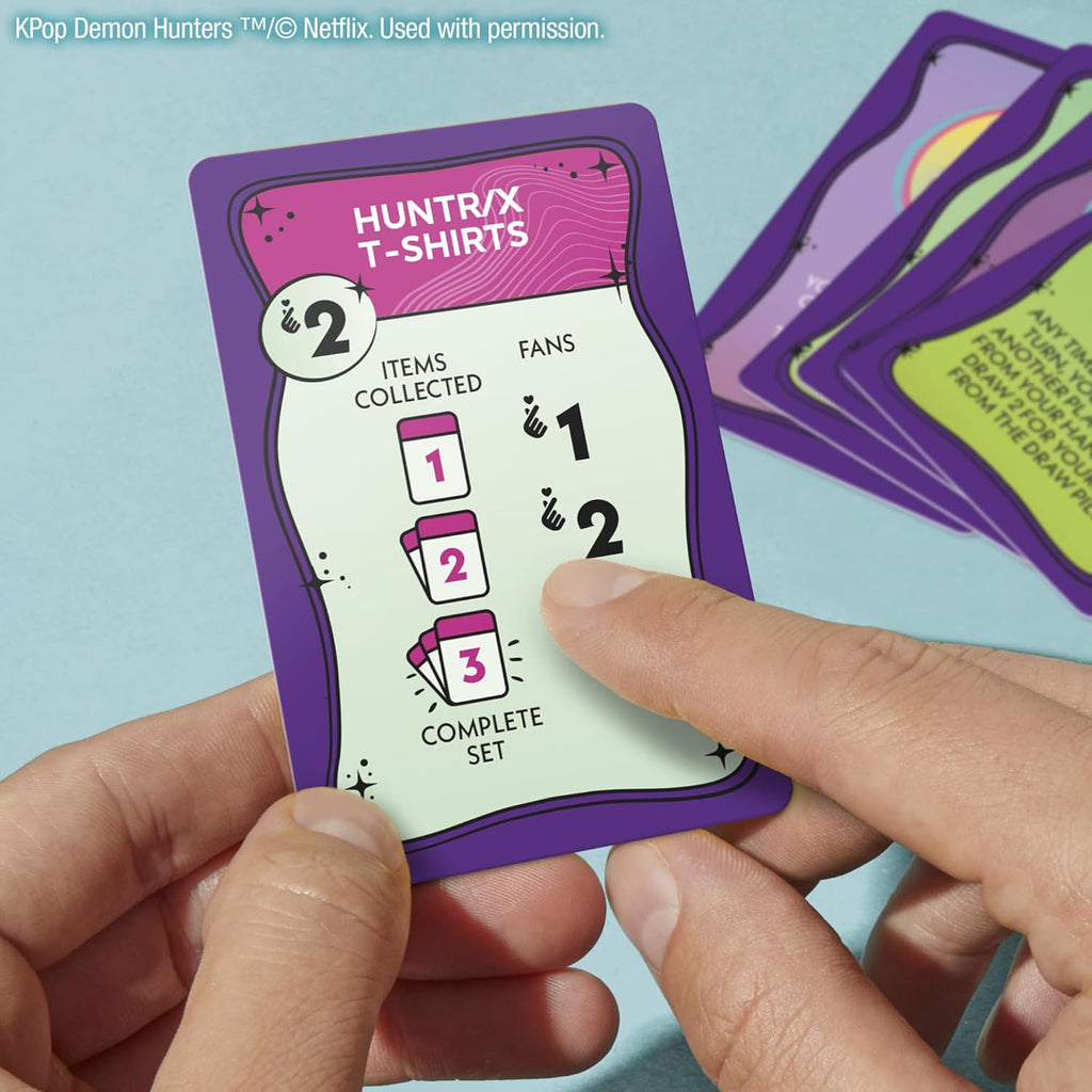 Monopoly Deal | Kpop Demon Hunters Card Game for Family Fun | 2-5 Players | Quick 15-Minute Play