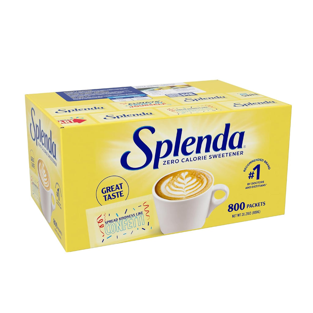 SPLENDA Zero Calorie Sweetener | 800 Packets for Guilt-Free Sweetening