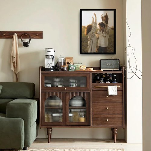 Custom Canvas Prints | Turn Your Photos Into Framed Wall Art | Ideal Home Décor Gift (12x16, Black Frame)