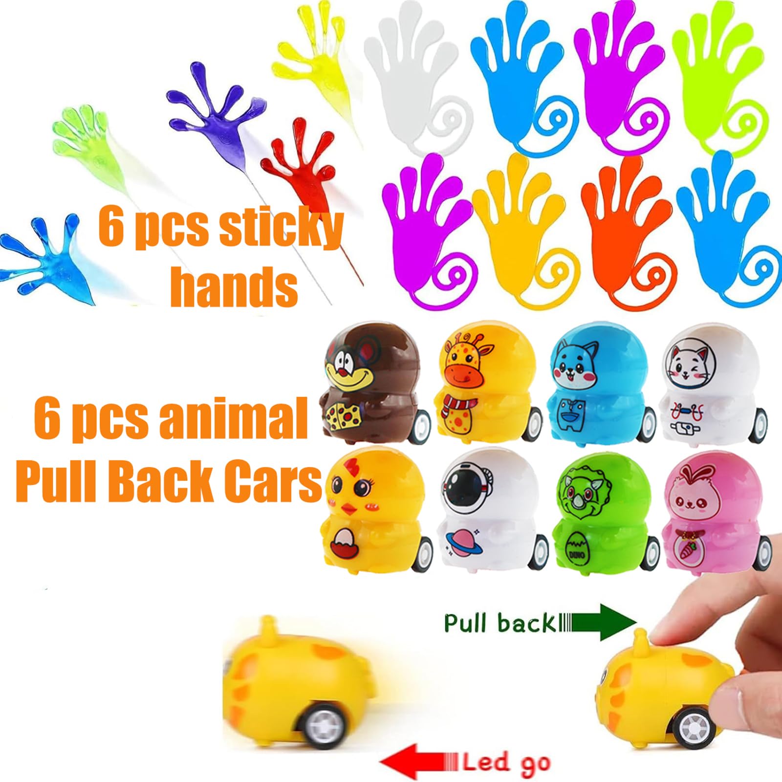 Mctuoba 128 Pcs Party Favors for Kids, Pop Fidget Toys Bulk, Treasure Box Toys, Pinata Stuffers, Classroom Prizes, Goodie Bag Filler, Treasure Chest Carnival Prize for Boys Girls 4-8