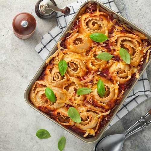 Glad Nonstick Baking Pan - Heavy Duty Oblong Metal Dish for Cakes & Lasagna | Large Size