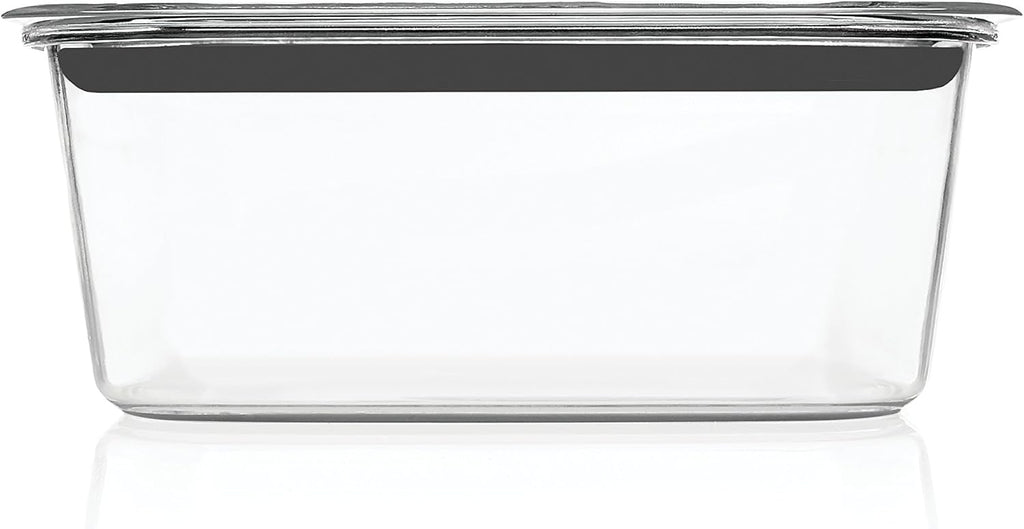 Rubbermaid Brilliance Glass Storage Containers - 8-Cup, 2-Pack | Durable & Clear Design