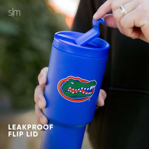Simple Modern Officially Licensed Collegiate Georgia Bulldogs 30 oz Tumbler with Flip Lid and Straws | Insulated Cup Stainless Steel | Gifts for Men Women | Trek Collection | University of Georgia
