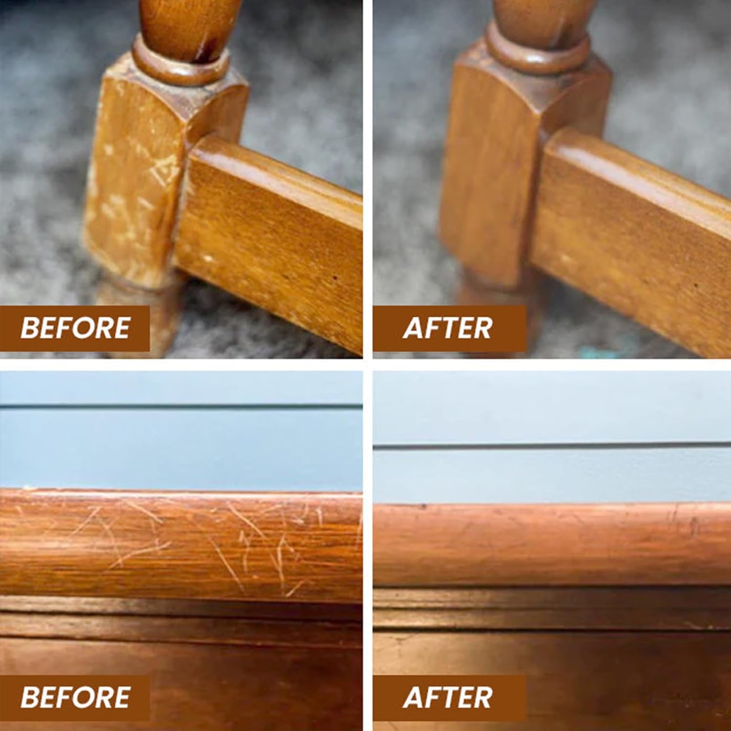 NuGrain Wood Repair Kit, Professional Wood Floor Scratch Repair, Floor Cover Nicks and Scratches, Hides Minor Defects, Restore a Finish for Wood