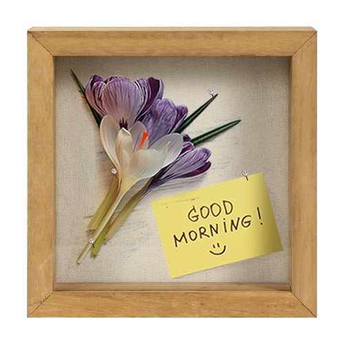 TJ.MOREE Shadow Box Frame 5 x 5 Shadowbox Display Case Picture Frame Memorabilia Wedding Bouquet Flowers Medals Military Photos Memory Box - Wood