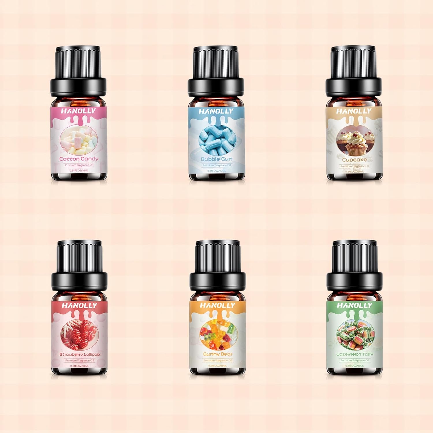Skiennix Premium Essential Oil Set - Aromatherapy Oils for Diffusers & Candle Making | 6 x 10ml Bottles