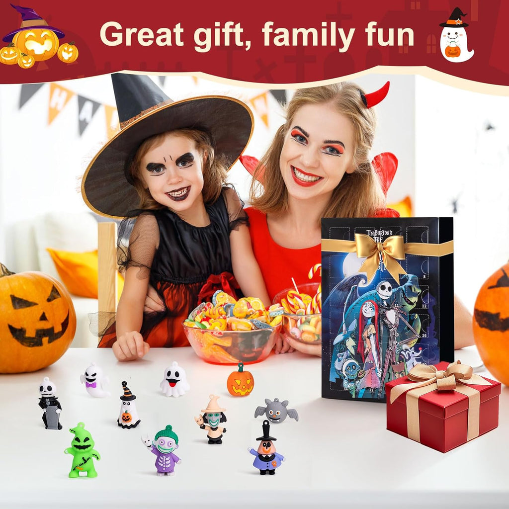 Nightmare Before Christmas Advent Calendar - 24 Collectible Surprises for Kids & Adults | Holiday Countdown