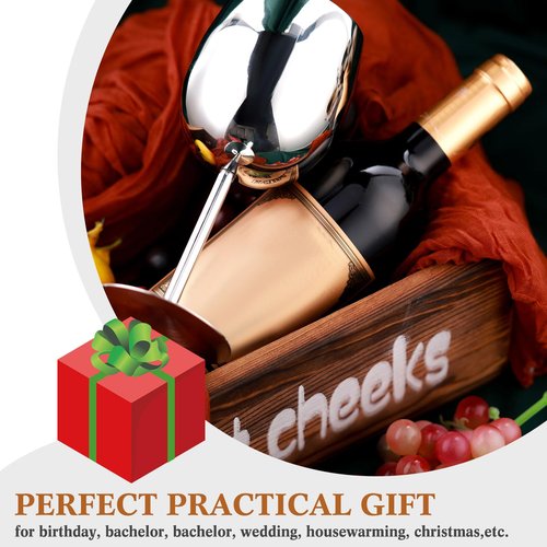 Irenare Set of 12 Stainless Steel Wine Glasses Gold 12 oz Metal Wine Goblets Unbreakable Portable Stemmed Wines Glasses for Wedding Anniversary Party Travel Camping Outdoor Picnics