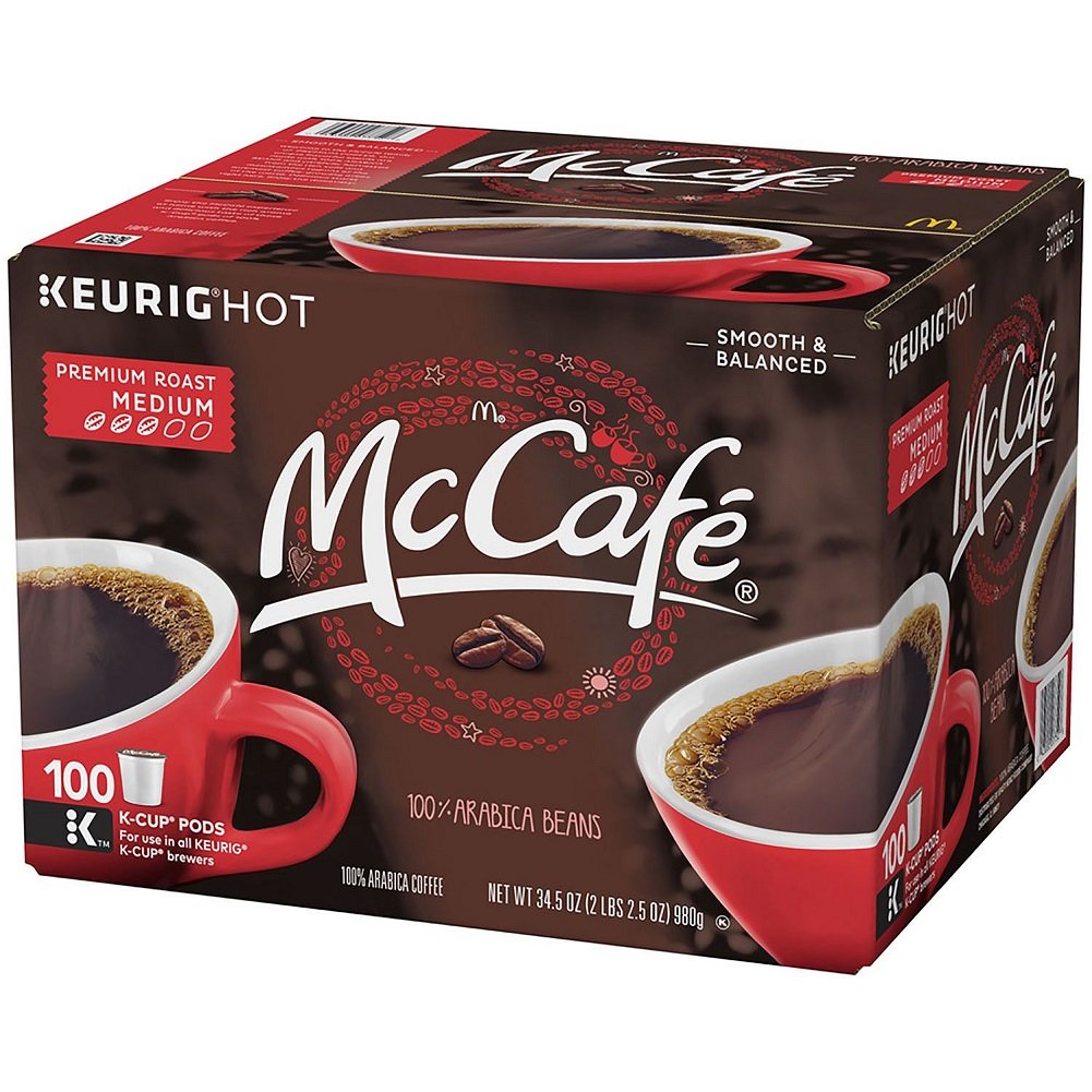 McCafé Premium Medium Roast K-Cup Coffee Pods - Rich Flavor & Smooth Aroma | 100 Pods